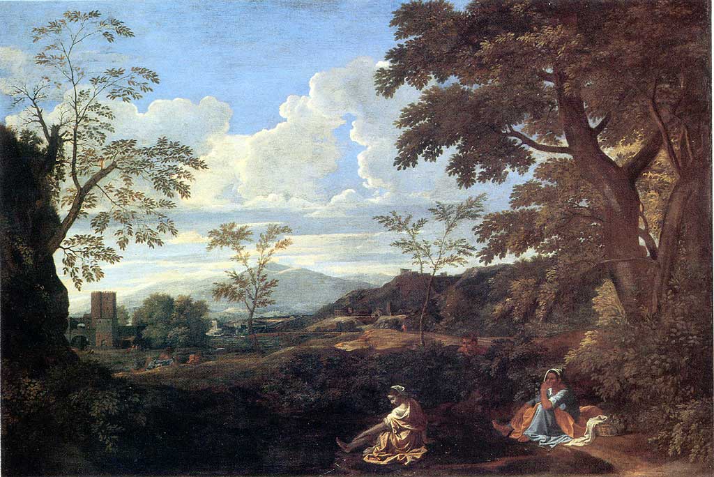 Landscape with a Woman Washing her Feet